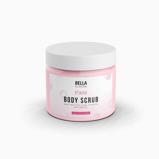 Fizzy Body Scrub & Booty Scrub for Silky, Smooth Skin - Reduce Stretchmarks & Cellulites