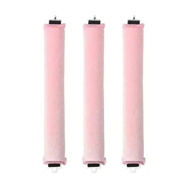 Heatless Curling Rod Headband Soft Hair Curlers with Scarf No Heat Hair Rollers Sleeping Lazy Curls Flexi Rods Hair Styling Tool