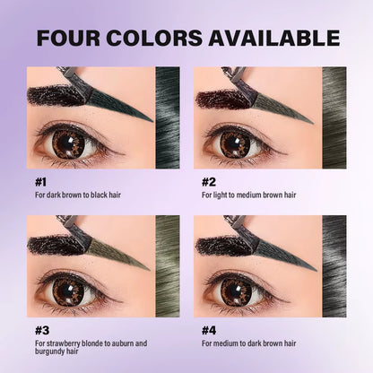 Tattoo Peel off Eyebrow Gel Tint Long-Lasting Semi Permanent Brow Tint Waterproof Transfer-Proof Defined Looking Brows Cosmetics